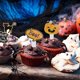 thumbnail image 4 of 16 Uds. De adornos para tartas, adornos para magdalenas de Halloween, tarjetas de inserción para tartas para decoración de tartas de fiesta, 4 of 5