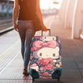 thumbnail image 6 of Hello Kitty Suitcase Cover Luggage Covers Protector Carry On Cover Luggage Wraps For Suitcase Carry On Protector, Cartoon Luggage Sleeve Travel Suit Case Dust Cover For Suitcase 18-32 Inch, 6 of 8