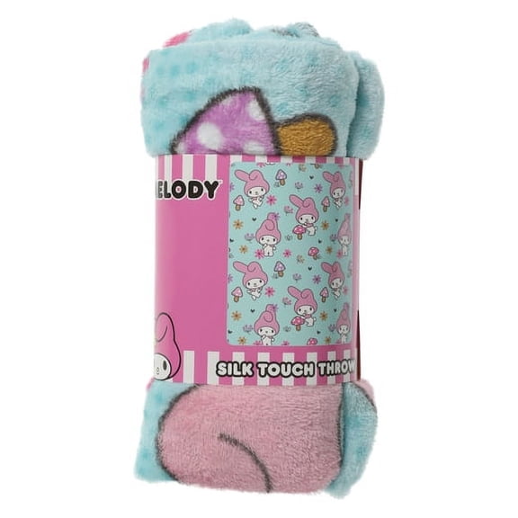 Sanrio Printed Plush Throw Blanket - 40 inches x 50 inches - My Melody