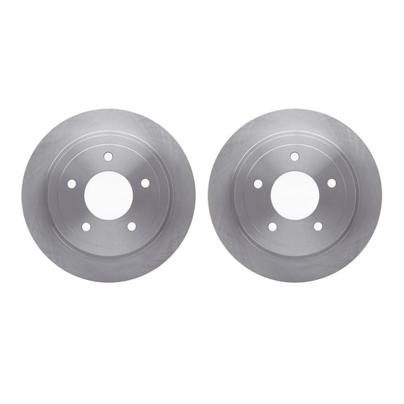 Dynamic Friction Company Rear Brake Rotors 6002-54176