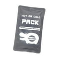 thumbnail image 1 of MERIGLARE Waterproof Gel Microwavable Freezable Hot Cold Pack For Injuries Black, 1 of 8
