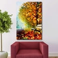 thumbnail image 3 of Wall26-Canvas Wall Art-Traveler in Golden Autumn-Giclee Painting Artwork for Bedroom Living Room Home Decoration - 32x48 inches, 3 of 4