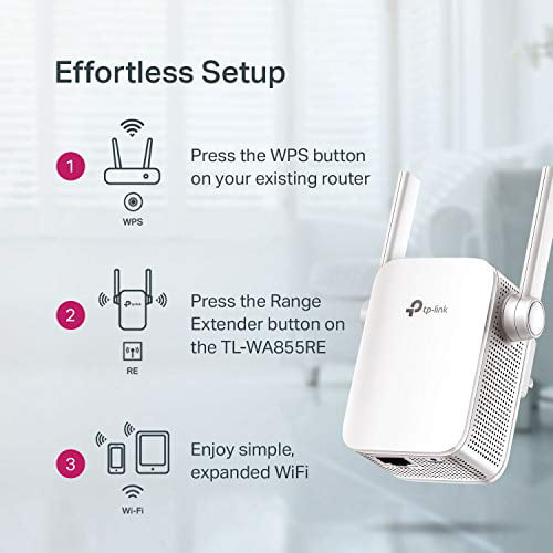 Casi muerto Cromático explotar TP-Link N300 WiFi Extender(TL-WA855RE)-WiFi Range Extender, up to 300Mbps  speed, Wireless Signal Booster and Access Point, Single Band 2.4Ghz Only -  Walmart.com