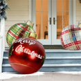 thumbnail image 4 of Bola inflable de Navidad para exteriores, 1 pieza, PVC, bola inflable gigante de Navidad, decoración navideña para jardín, césped, 4 of 5