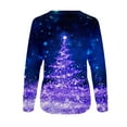 thumbnail image 5 of Aloohaidyvio Christmas Hoodies,Womens Long Sleeve Comfortable Breathable Round-Neck Sweatshirt, 5 of 5