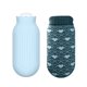 thumbnail image 1 of Bolsa de agua caliente con calefacción por microondas con funda de punto Botella caliente Mujer Niños Calentador de manos, Azul cielo, L seitruly HA001466-05, 1 of 6
