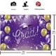thumbnail image 2 of 7X5FT Purple and Gold Congrats Grad Backdrop Graduation Class of 2022 Congratulation Balloons Background College Prom Event Party Banner Studio Portra, 2 of 4