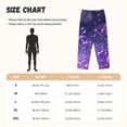 thumbnail image 3 of Vsdgher Purple Bubble Abstract Art Women’s Womens Pajama Pants, Lounge Wide Leg PantsLounge Pants,Sleep Bottoms, Lounge for Women-X-Large, 3 of 6