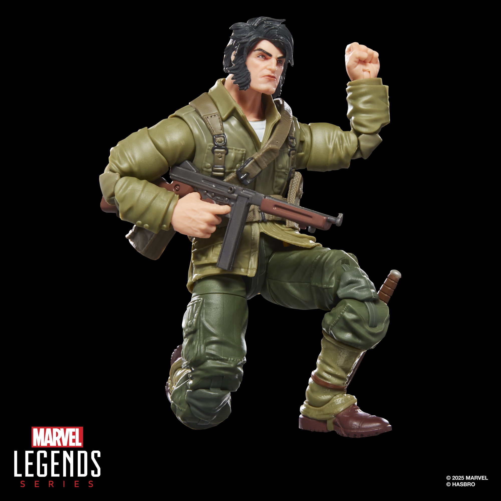 Marvel Legends Series Wolverine (WWII Logan), X-Men Comics Action Figure