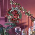 thumbnail image 4 of Decoraciones navideñas Venta Liquidación Corona navideña Decoración navideña Guirnalda de simulación Ventana Puerta Colgante Accesorios de decoración navideña Navidad 25 cm, 4 of 5
