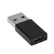 thumbnail image 4 of Adaptador Tipo C Adaptador Usb A Tipo C Abs + Aleación de Aluminio 2 Piezas Usb 30 A Macho A Usb C 31 Tipo C Hembra Otg Adaptador de Carga de Datos Convertidor Negro ANGGREK  Otros, 4 of 8