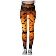 thumbnail image 4 of WILLBEST Pantalones de Yoga de Cintura Alta Para Mujer, Leggings Casuales de Entrenamiento, Ajustados, A La Moda, Estampados, Ropa Deportiva, Cómodos y Elásticos Extra Grande, 4 of 4