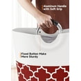 thumbnail image 6 of Large Laundry Hamper With Long Reinforced Handles, Collapsible Freestanding Clothes Hamper, Basket for Bedroom Bathroom Storage Containers for Home, 6 of 6