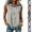 #03 Khaki, variant on Womens Casual Tank Tops Sleeveless Hooded Denim Contrast Patchwork Tops Loose Fit Daily Shirts,XL,#03 Blue