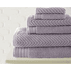 Zero Twist Herringbone 6pc Towel Set