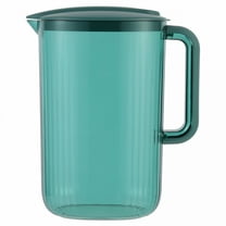 ACDANC Water Pitcher 1 Gal Plastic Juice Pitcher W/ Lid Water Jug Iced Tea Lemonade Beverage Jar (7.32"X3.94"X8.74")