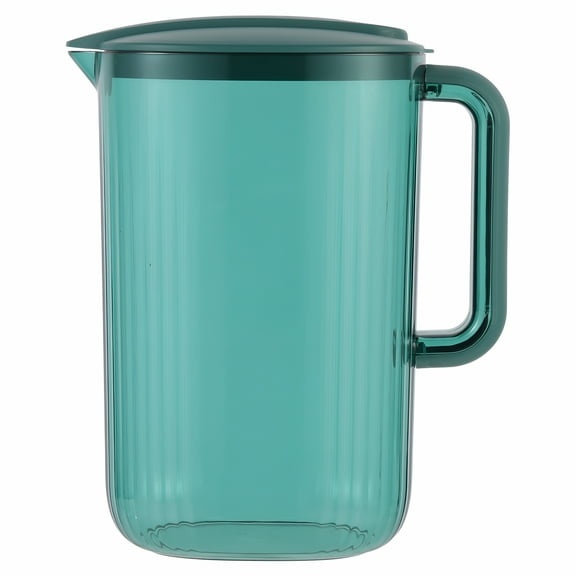 ACDANC Water Pitcher 1 Gal Plastic Juice Pitcher W/ Lid Water Jug Iced Tea Lemonade Beverage Jar (7.32"X3.94"X8.74")