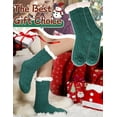thumbnail image 6 of Women Slipper Fuzzy Socks Fluffy Cozy Cabin Warm Winter Soft Thick Comfy Fleece Non Slip Home Socks 1Pairs, 6 of 6