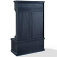 thumbnail image 4 of Crosley Furniture Seaside Wood 4 Hook Hall Tree in Distressed Navy, 4 of 9