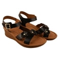 thumbnail image 2 of Sandalias Mujer NOMADAS Estilo Casual Diario Playa negro 22, 2 of 4