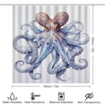 thumbnail image 2 of Octopus in The Mysterious Ocean 4Pcs Shower Curtain Set Shower Curtain Set with Carpet Bath Mat, 2 of 8