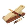 thumbnail image 2 of simhoa Pen Holder Wooden Portable Stationary Organizer for Home Classroom Workspace Tyoe A, 2 of 8
