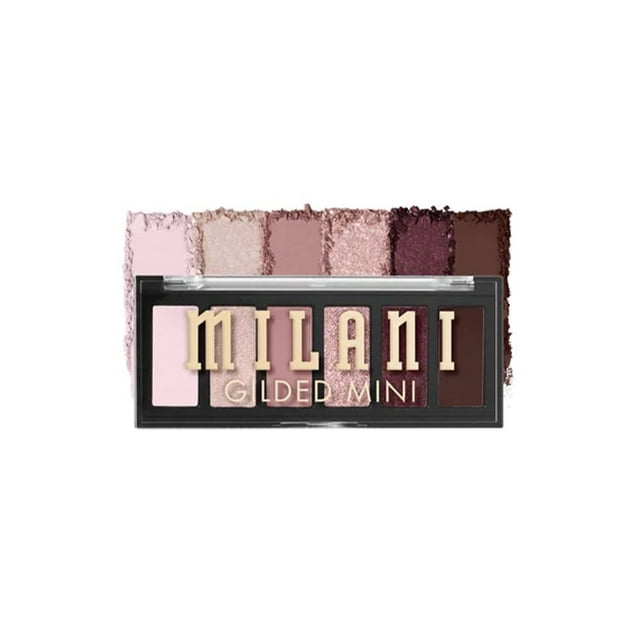Paleta de sombras Milani mini gilded the wine down color intenso 6 x 0.66 g