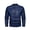 Blue, variant on Unbranded Casual, Retro Stand Collar, PU Leather Blue Motorcycle Jacket for Young Men's
