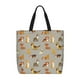 thumbnail image 1 of Disketp Cute Dog Bolsa Tote de Lona para Mujer, Bolso de Hombro y Cruzado con Cierre de Cremallera, 1 of 7