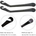 thumbnail image 3 of Jinyi Tyre Levers For Ycles, Ycle Tyre Levers Durable Steel Portable Bike Tire Levers Ycle Tire Rep Tool Set (10pcs, ), 3 of 5
