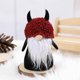 thumbnail image 3 of Juego de juguetes de peluche BRI enano de Halloween adornos de muñecos sin rostro, 3 of 5
