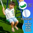thumbnail image 5 of Sportspower Super Swing and Glide Metal Swing Set with 2 Person Glider Swing, Teeter Totter, 2 Blow Molded Swing Seats, 5' Double Wall Slide with Lifetime Warranty, and Bonus Anchor Kit, 5 of 9