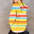 thumbnail image 3 of ShomPort Girls Hoodies Girl Casual Oversized Pullover Colorful Long Sleeve Hooded Sweatshirts 4-14 Years, 3 of 5