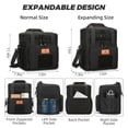 thumbnail image 2 of Holuxer Expandable XLarge Tactical Lunch Box for Adults, Leakproof Insulated Lunch Bag with Lots of Storage Space, Durable Cooler Bag for Men Women Work Outdoor Picnic Trips, 22L(Black), 2 of 8