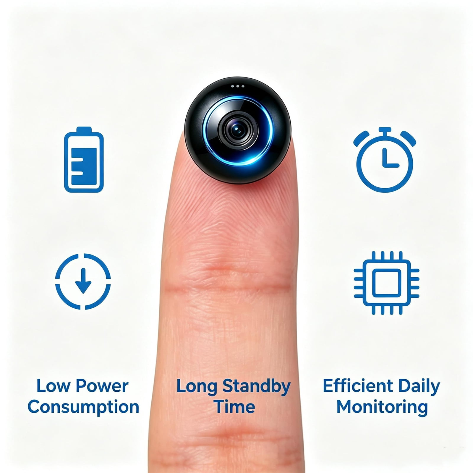 Portable 4K Mini Wireless Camera Battery Powered Small Security Cam for Home Pet Monitor Baby Nanny with Motion Detection Night Vision Phone APP Remote Control