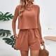 thumbnail image 4 of Conjunto de jogging de 2 piezas para mujer: camiseta sin mangas y pantalones cortos, cintura elástica, conjunto deportivo informal, 4 of 7