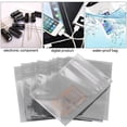 thumbnail image 3 of 100 Unids / Lote Paquete De Almacenamiento Antiestático Bolsa Ziplock Bolsa Resellable Componentes Electrónicos Impermeable Previene La Acumulación De Estática Para Artículos, 3 of 7