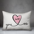 thumbnail image 3 of Creative Products You Me We 14x20 Spun Poly Pillow, 3 of 3
