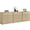 Oak Alder, variant on SICOTAS 34.6" Wide Sideboard Buffet Cabinet with Storage,Modern Credenza Cabinet Coffee Bar with Fluted Door & Drawer Credenza for Living Room, Dining Room,Dark Gray Alder
