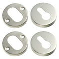 thumbnail image 3 of Stainless Steel Keyhole Cover for Door Use with Protection against Rust and Weather 2 Sets Silver, 3 of 8