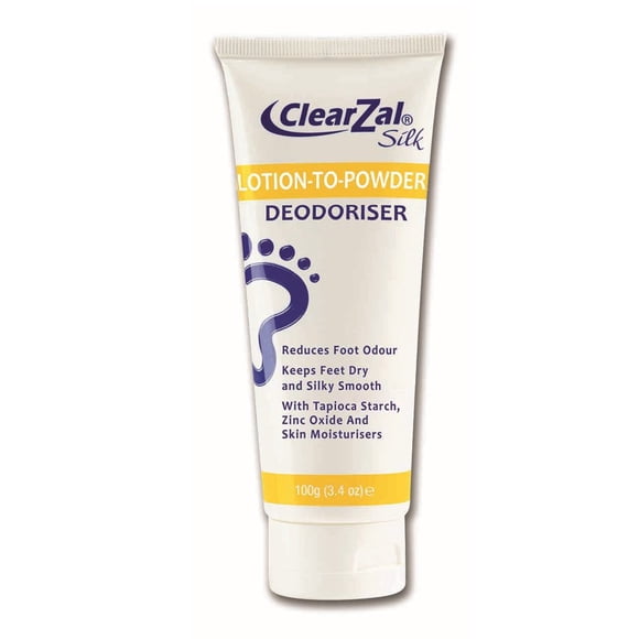 Crema para pies, loción transparente en polvo, 100 ml, desodorizante