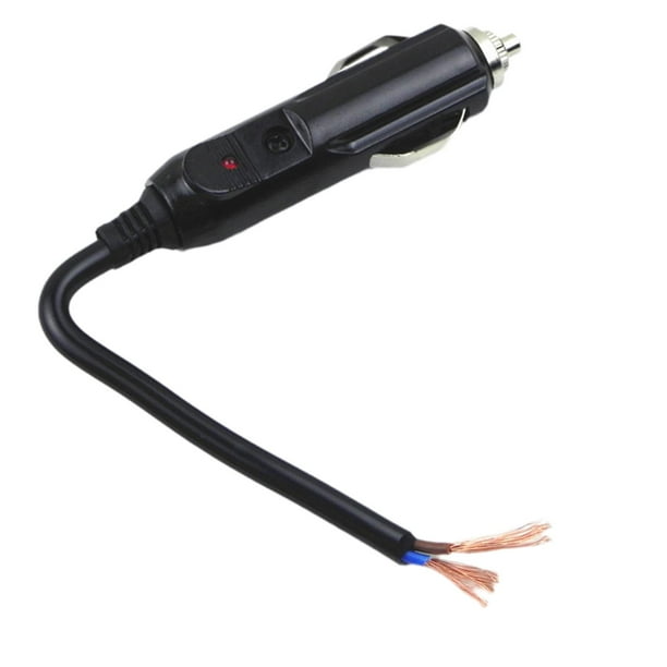 Adaptador de enchufe de encendedor de cigarrillos de coche, accesorios de 12V/24V, reemplazo de 20A para enchufe de encendedor de cigarrillos de vehíc