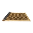 thumbnail image 2 of Ahgly Company Indoor Rectangle Checkered Brown Modern Area Rugs, 7' x 10', 2 of 4