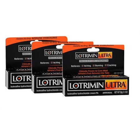 Lotrimin Ultra Prescription Strength Antifungal Cream, 1.1 oz pack of 3