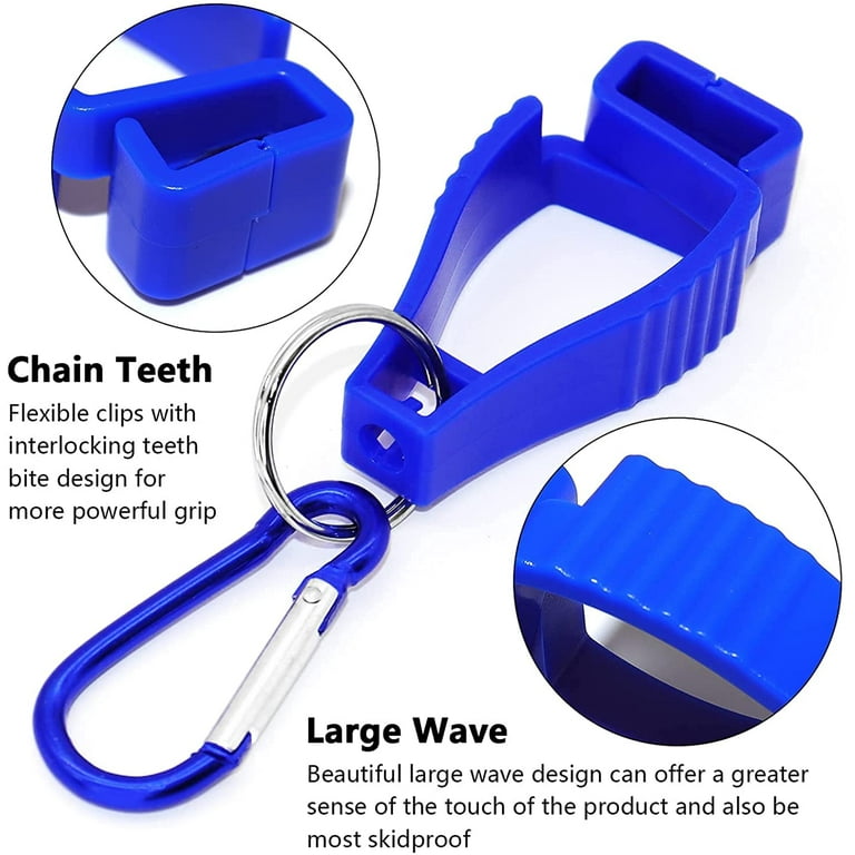 Glove Clip Safety Holder with Carabiner