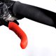 thumbnail image 3 of Par de empuñaduras de palanca de freno de bicicleta Toystoory protectores de manillar de silicona ergonómica rojo, 3 of 6