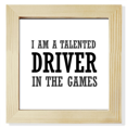 thumbnail image 1 of Je Suis un Conducteur Talented dans les Jeux Carré Cadre Photo Mur Affichage de Table, 1 of 3