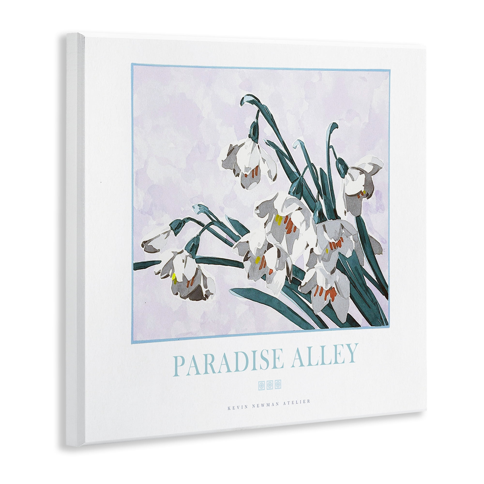 Stupell Industries Paradise Alley White Spring Blooms Wall Plaque Art, design by Jadei Graphics