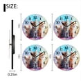 thumbnail image 2 of Battery Operated Analog Wall Clocks Non-Ticking Silent Modern Clock Decorative for Home,Office-Cute Adorable Baby Kittens Sitting Together, With Soft(12inch), 2 of 4