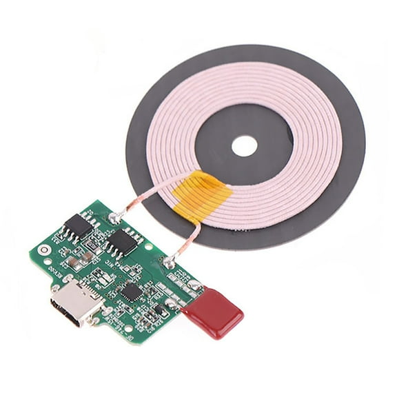 HomeLife Wireless Charger Module Low Temperature Fast Charging Type-C Port 15W Qi Wireless Charger Module Transmitter PCBA Circuit Board Coil DIY for Mobile Phone